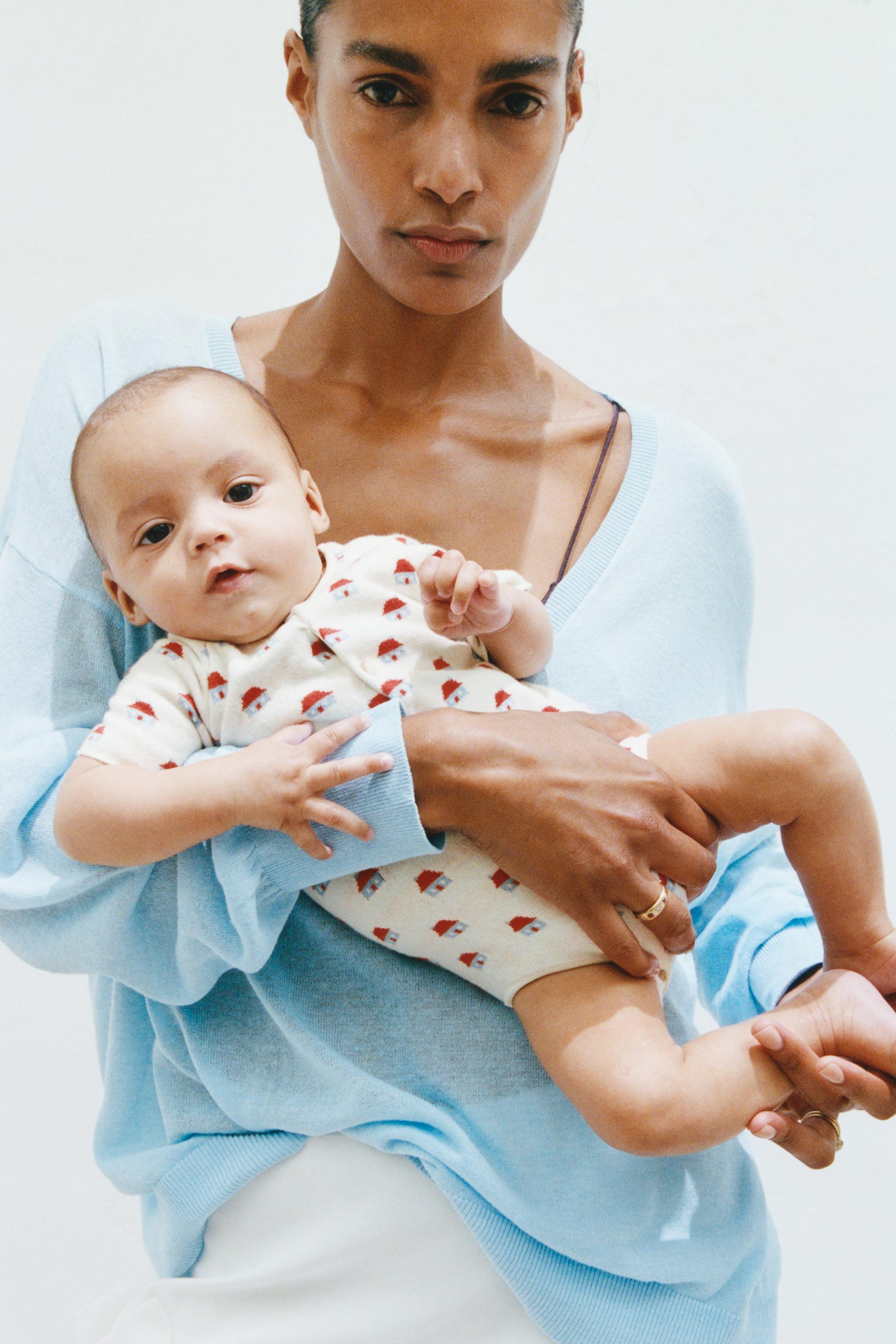 BODY EN MAILLE JACQUARD PETITES MAISONS
